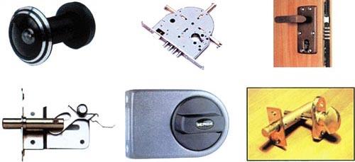 Замки и аксессуары для входных стальных дверей