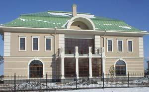 Санкт-Петербург, Стрельна, медная кровля коттеджа Консульской деревни
