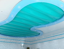 реечный потолок в ванной