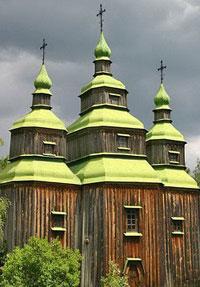 Деревянная церковь XVIII в., Пирогово, Украина
