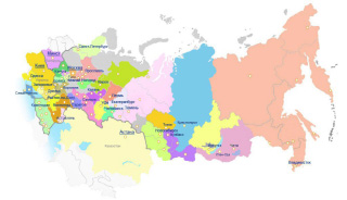 Карта регионов портала Ваш Дом