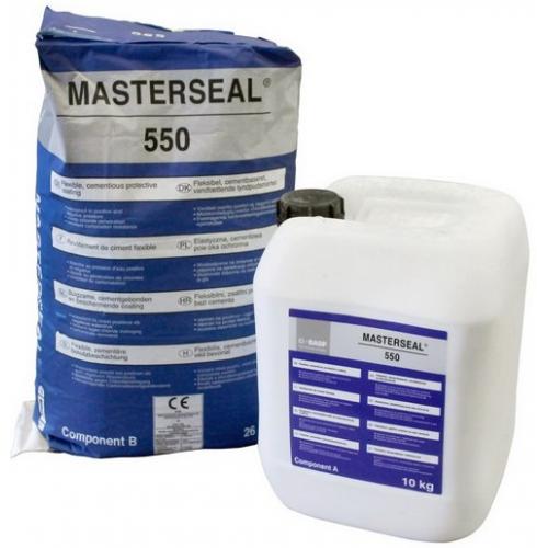 Гидроизоляция Мастерсил 550 (Masterseal 550) Импорт сер рас 2,5-3,5 кг на м2