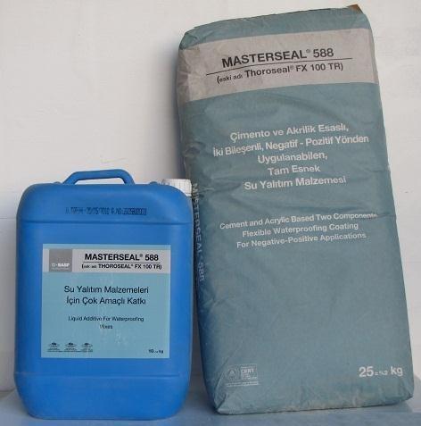 Гидроизоляция MASTERSEAL 588 комп (АВ) расход 2,5-3,5 кг/м2 Импорт