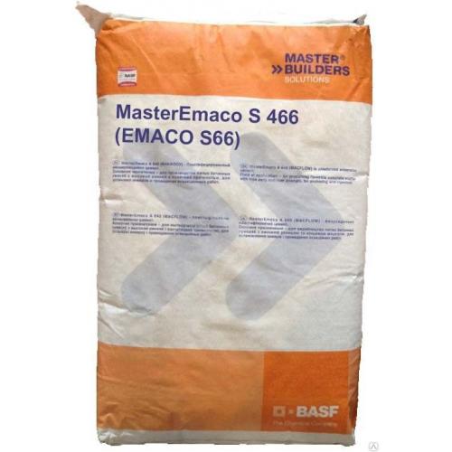Эмако MasterEmaco® S 466 (EMACO® S66) для рем бетона от 40 до 100 мм