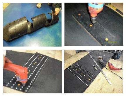 Пластины КВМ для стыковки и ремонта конвейерных лент (транспортера)