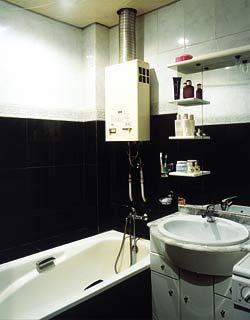 Дизайн ванной комнаты с газовой колонкой (74 фото)