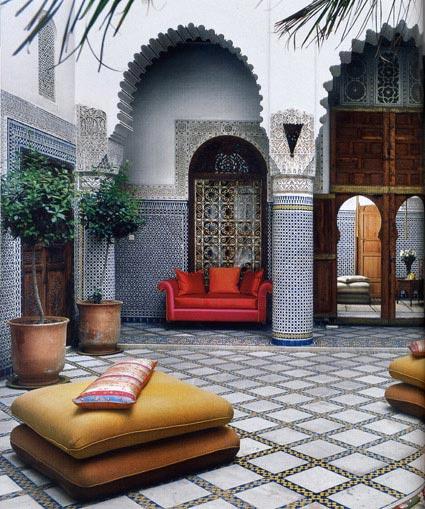 Марокканский интерьер: марокканский стиль в дизайне и архитектуре