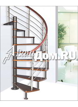 Фото 40 Балясины из металла винтовая лестница в стиле High-tech