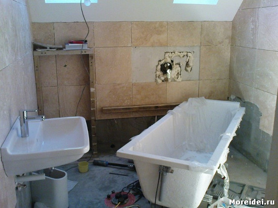 порядок ремонта в ванной комнате