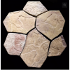 Тротуарная  плитка коллекция Сибирский камень  красная  6 шт/комплект ( 0, 4 м2)